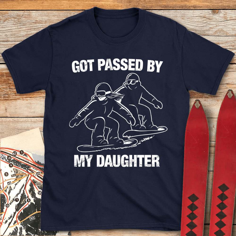 863 Passed By Daughter Snowboard White - Navy