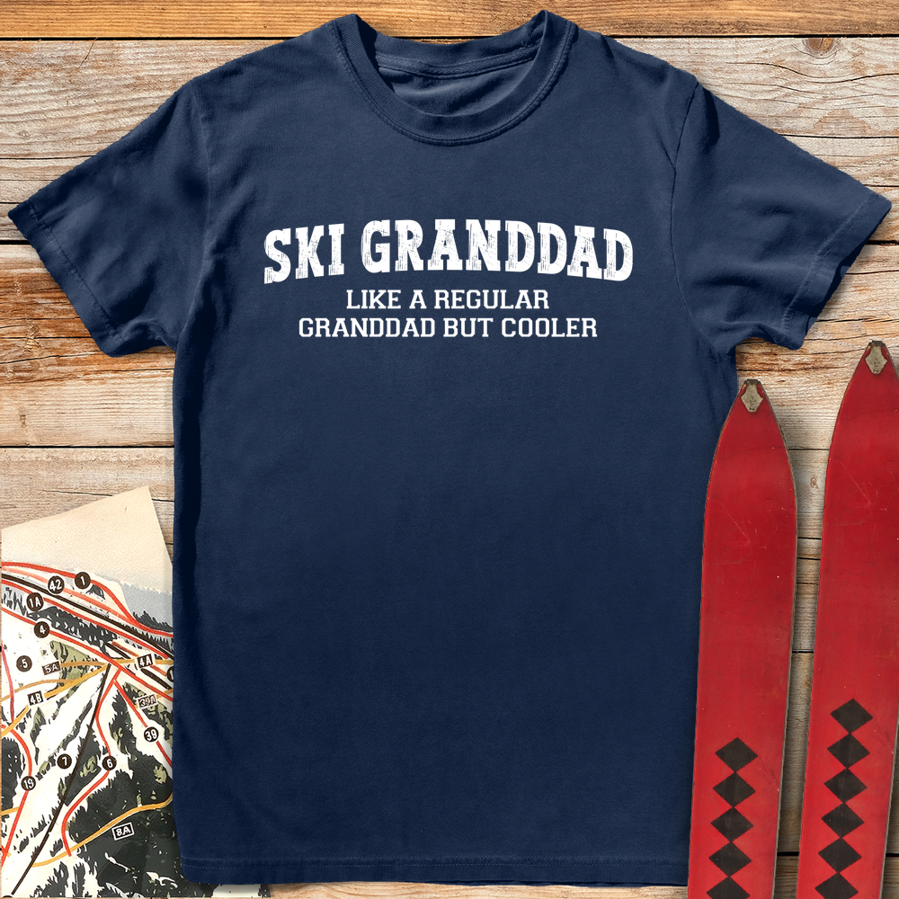 755 Ski Granddad White - Navy
