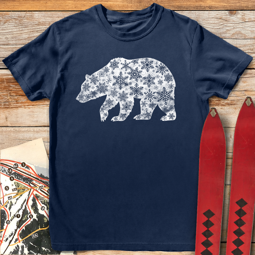 869 Snowbear White - Navy