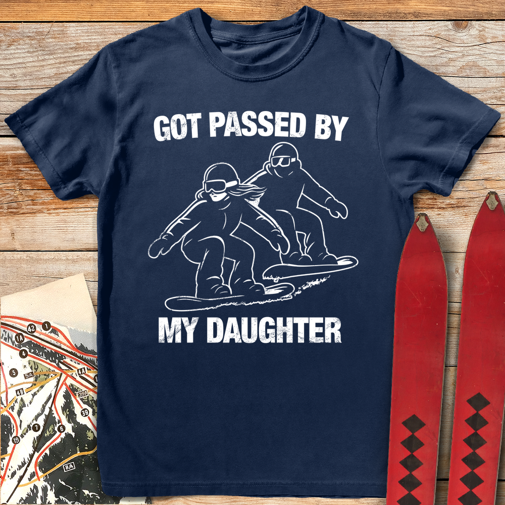 863 Passed By Daughter Snowboard White - Navy