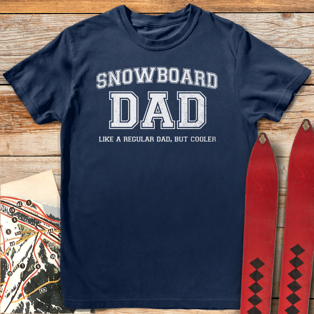925 Real Snowboard Dad White - Navy