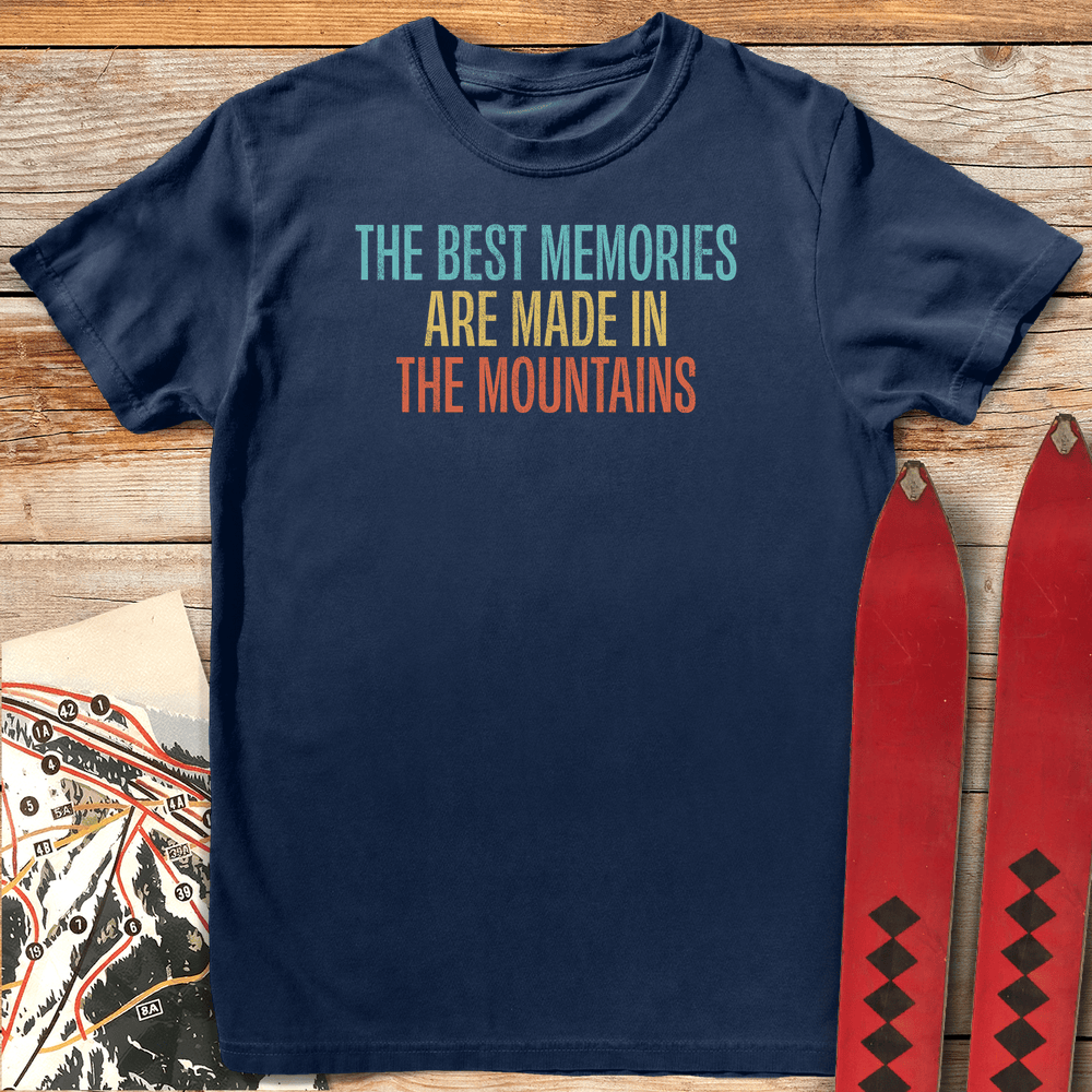 927 Mountain Memories White - Navy