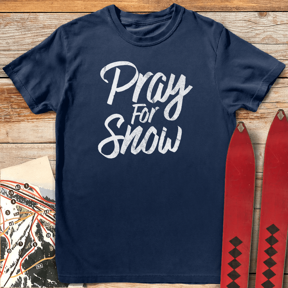 908 Snow Prayers White - Navy