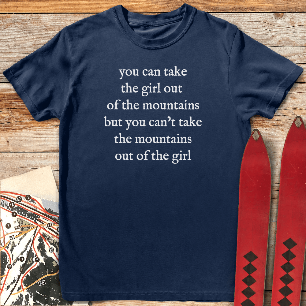 909 Mountain Girl White - Navy