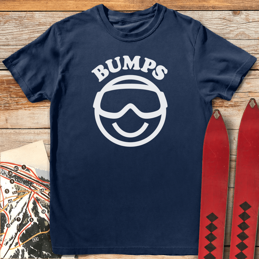902 Happy Bumps White - Navy