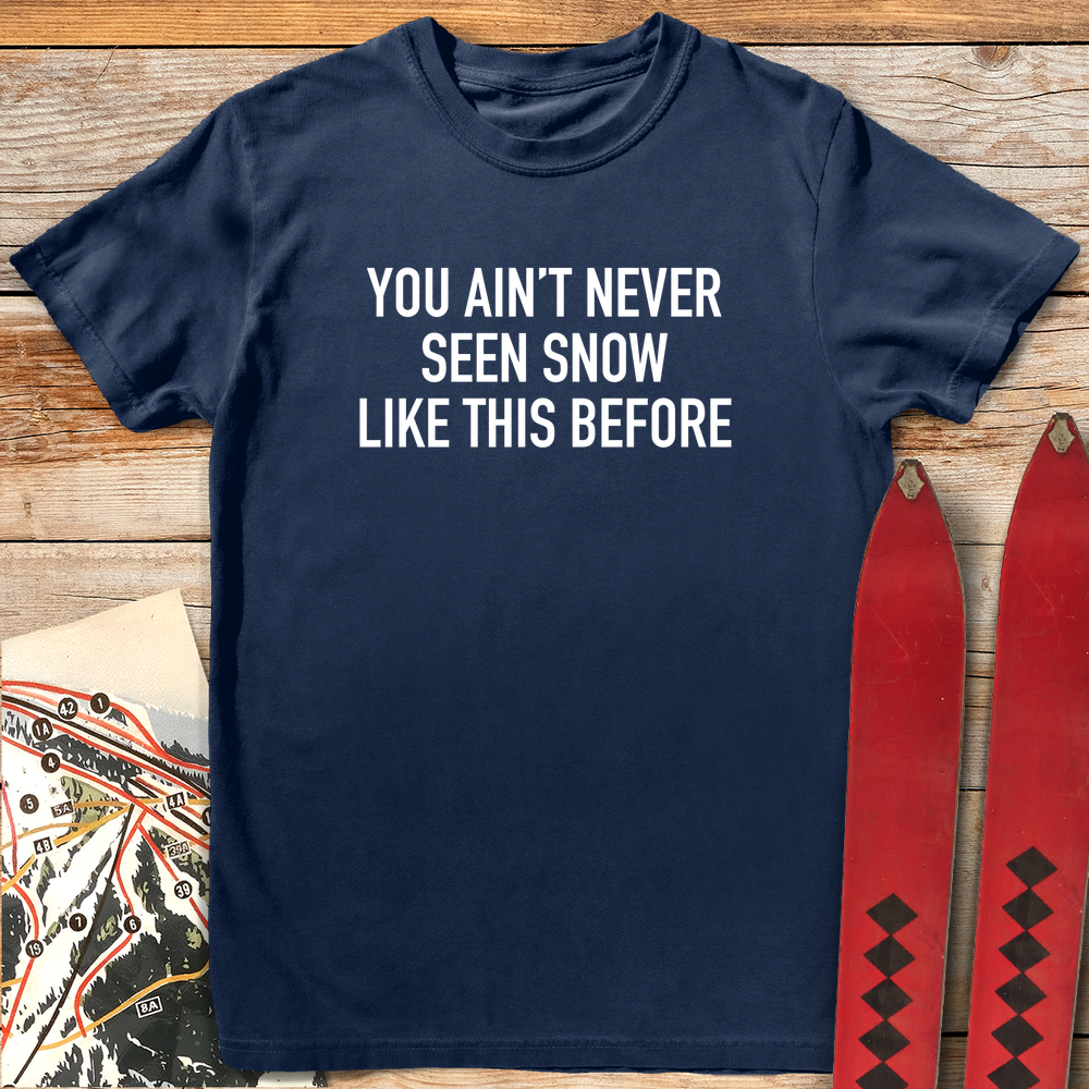 904 No Snow Like It White - Navy