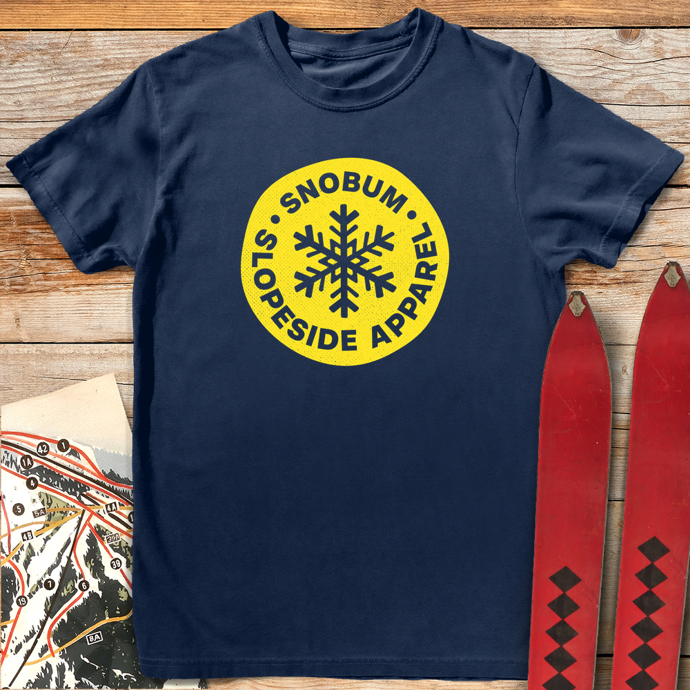 953 Slopeside Snowflake White - Navy