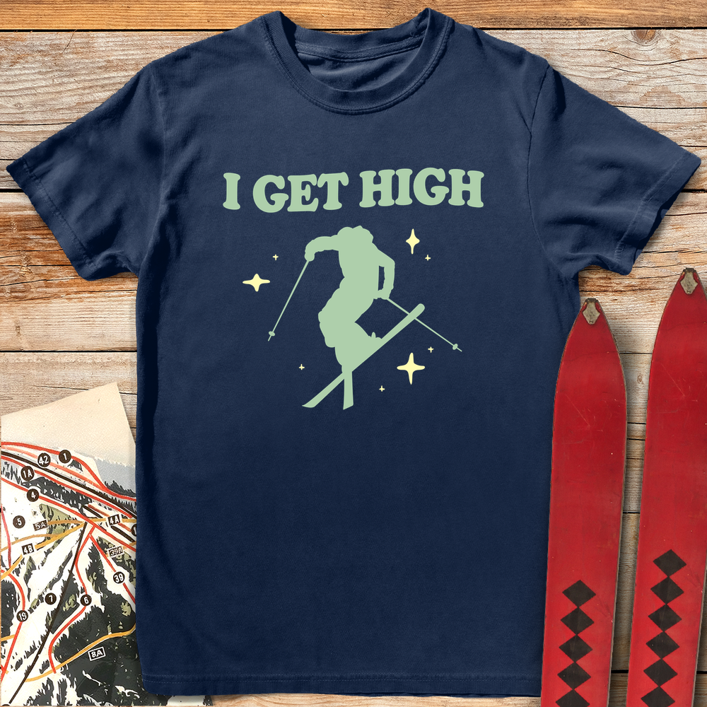 954 I Get High White - Navy