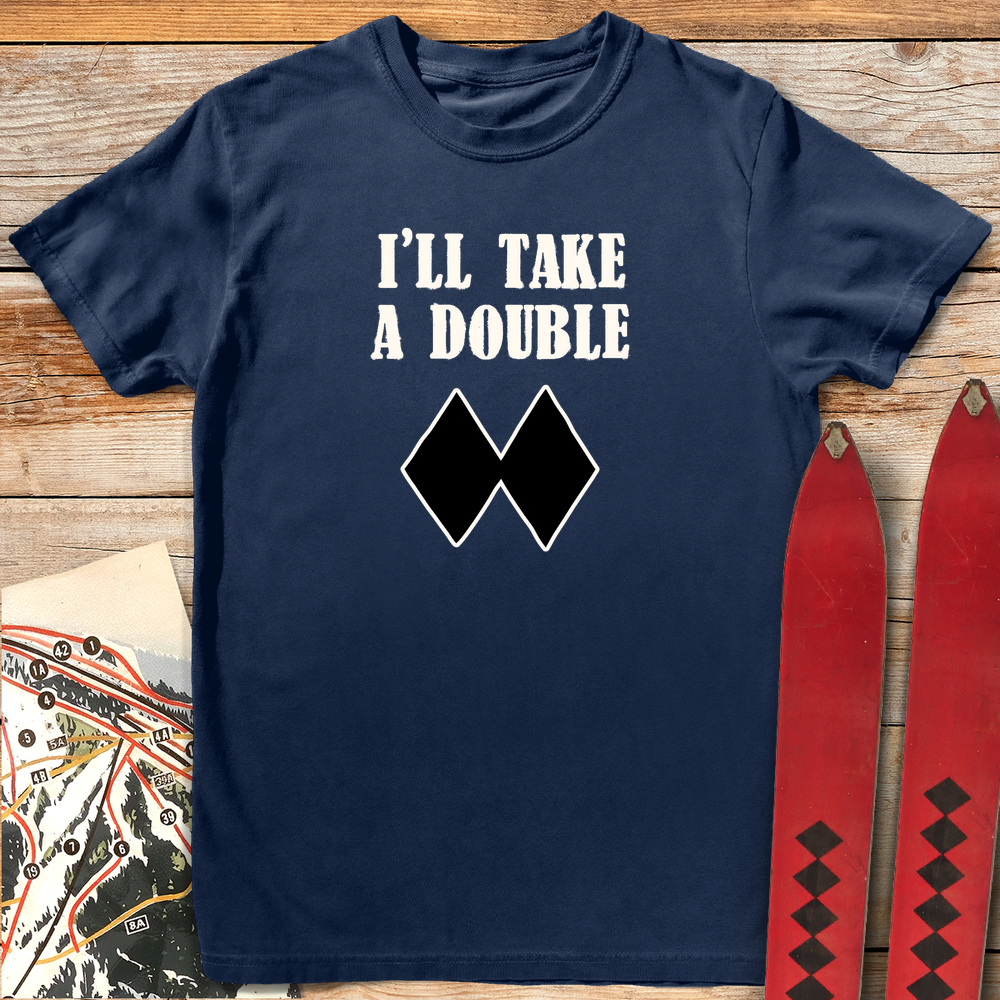 941 Take A Double White - Navy