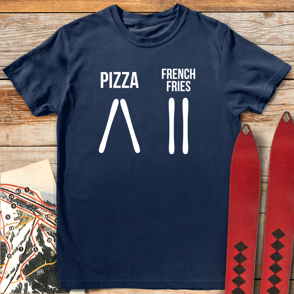 935 Pizza French Fries White - Navy