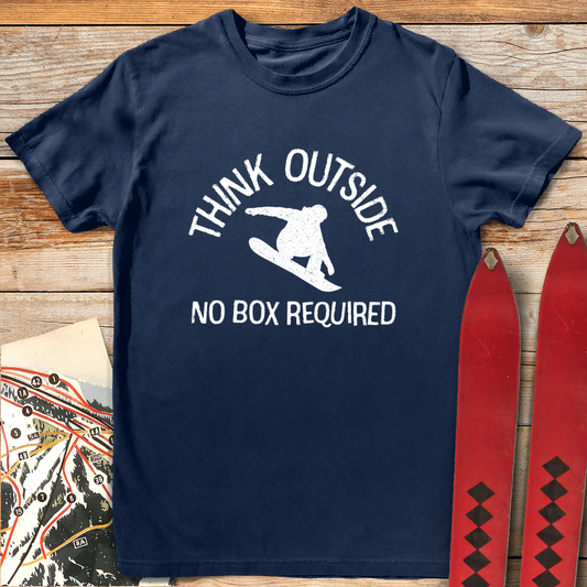 1021 Think Outside Snowboard White - Navy
