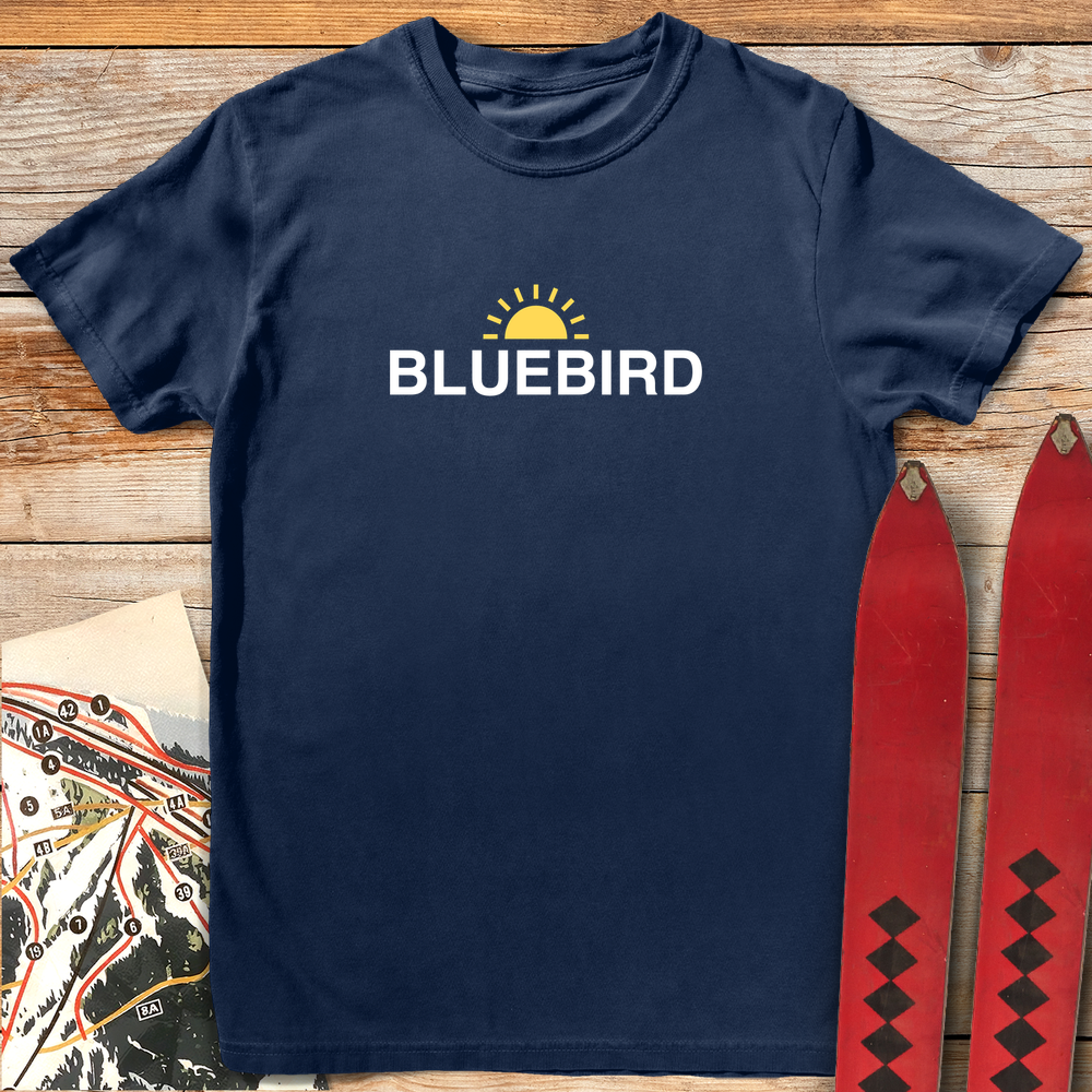 1009 Bluebird Sun White - Navy