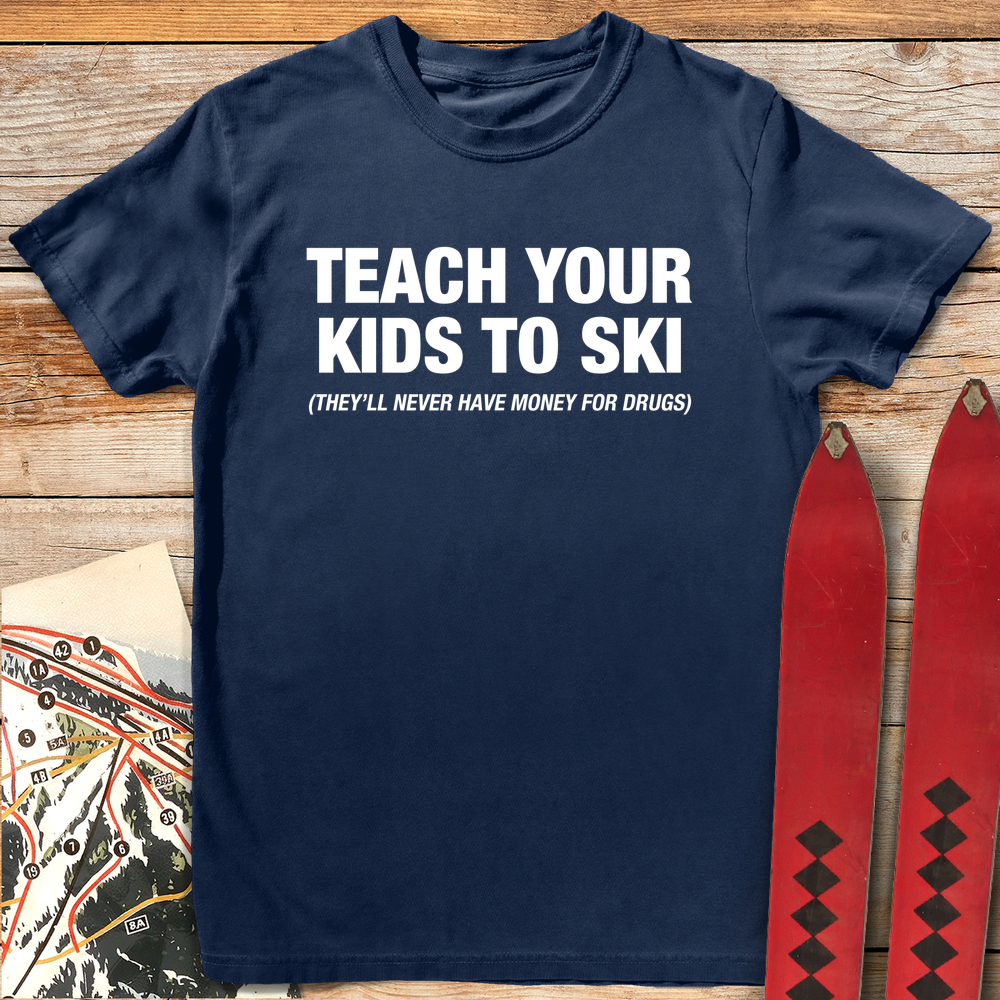 999 Sober Ski Kids White - Navy