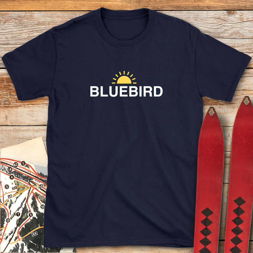 1009 Bluebird Sun White - Navy