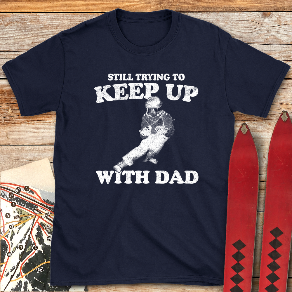 996 Keep Up With Dad White - Navy