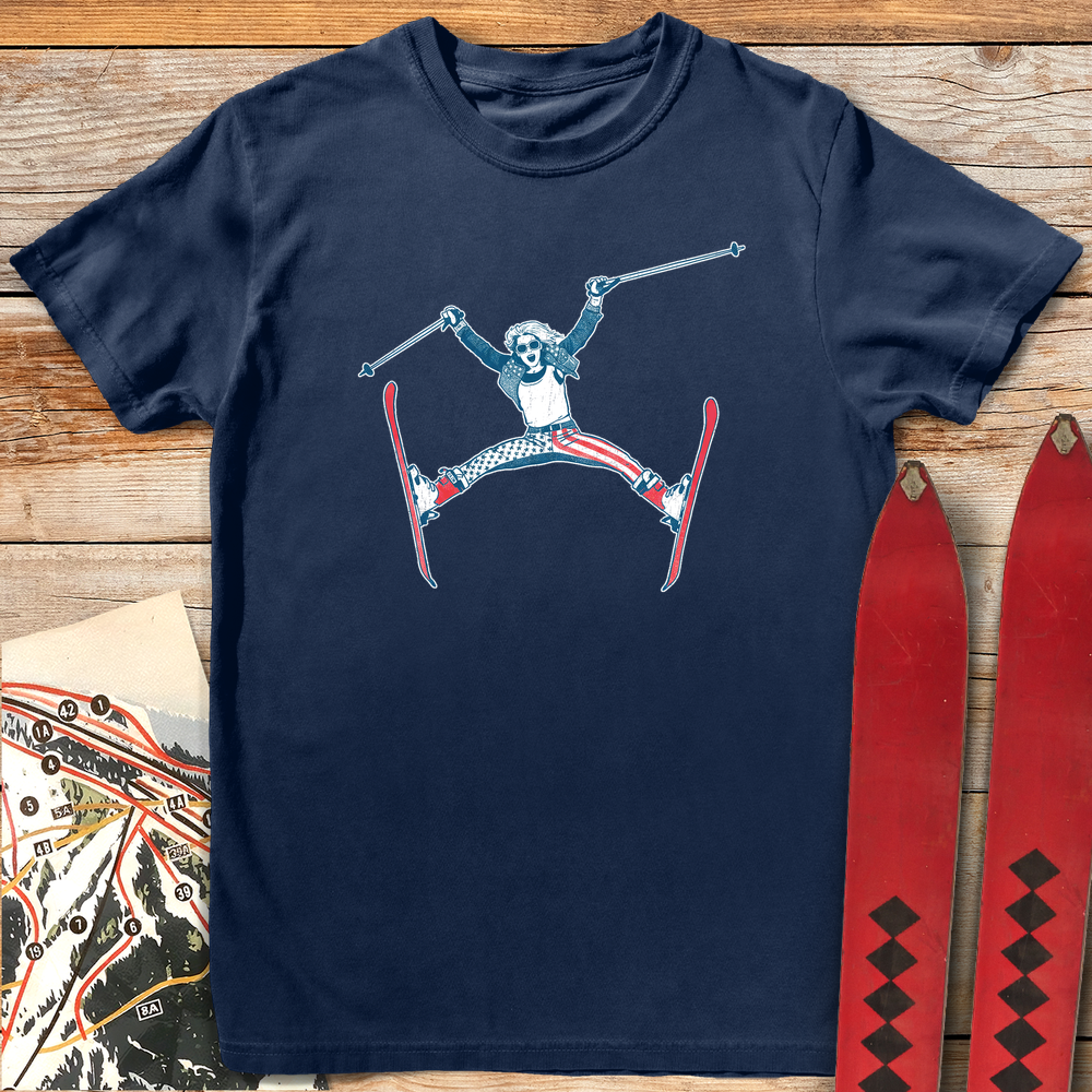 1065 American Spread Eagle White - Navy