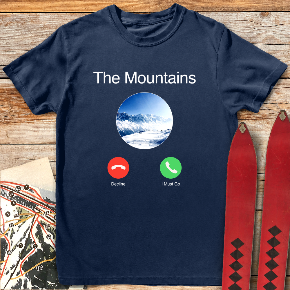 1050 Mountain Call White - Navy