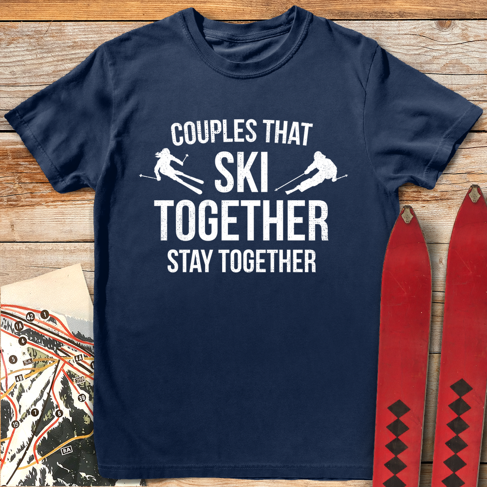 1072 Ski Couples White - Navy
