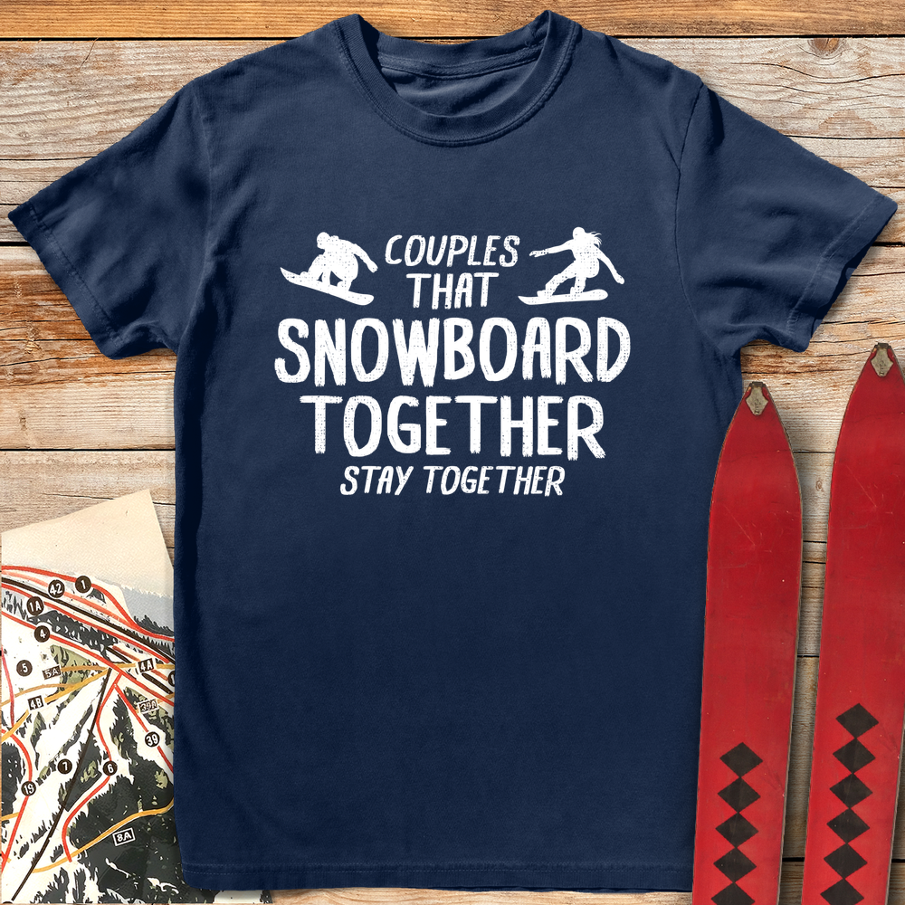 1073 Snowboard Couples White - Navy