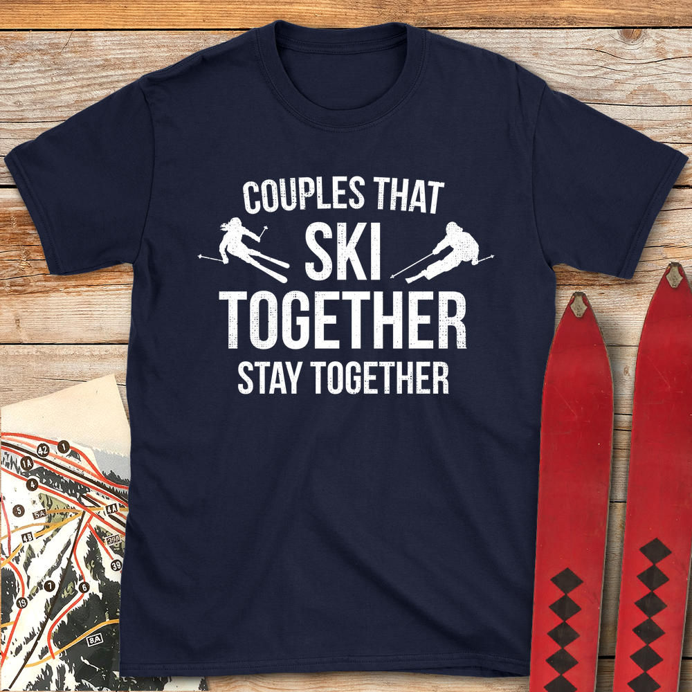 1072 Ski Couples White - Navy