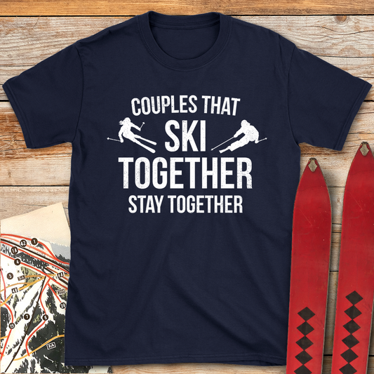 1072 Ski Couples White - Navy