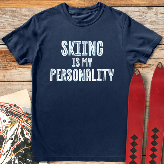 1099 Ski Personality White - Navy