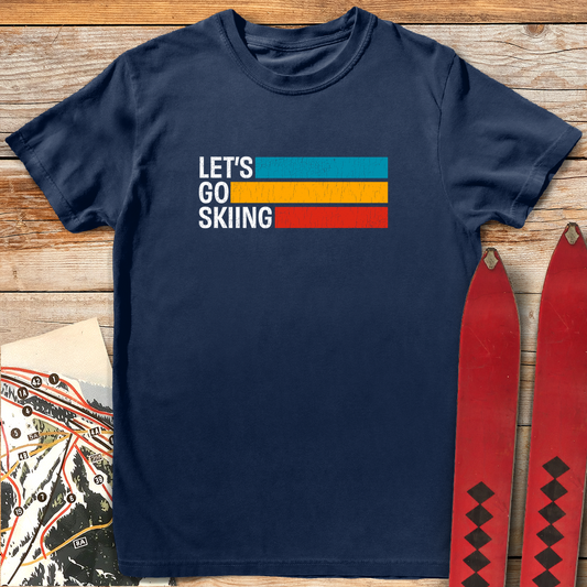 1109 Let S Ski Vintage White - Navy