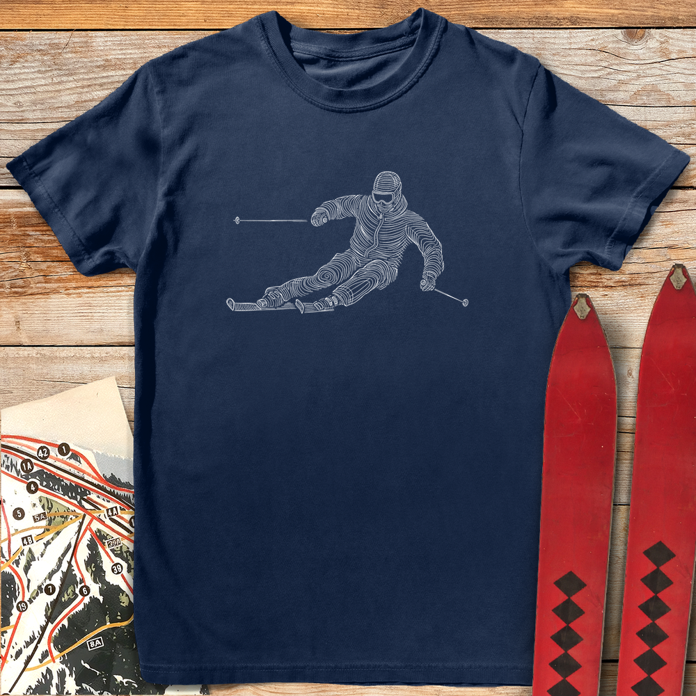 1129 Line Rider White - Navy