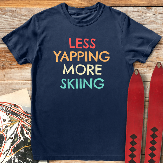 1138 Yap Less Ski More White - Navy