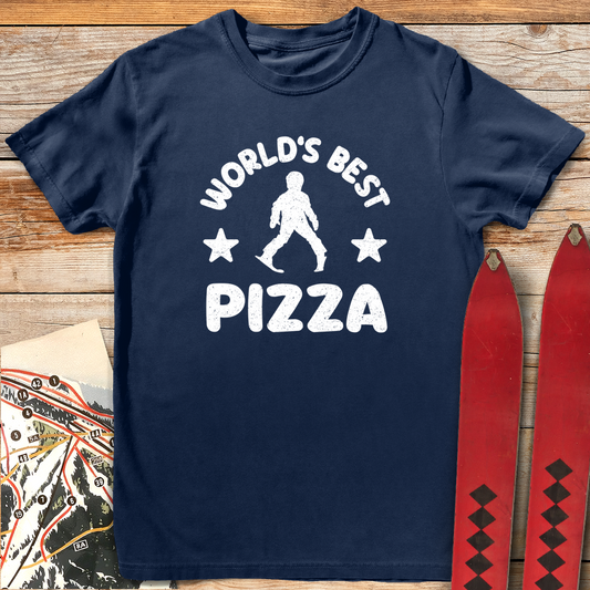 1137 Worlds Best Pizza White - Navy
