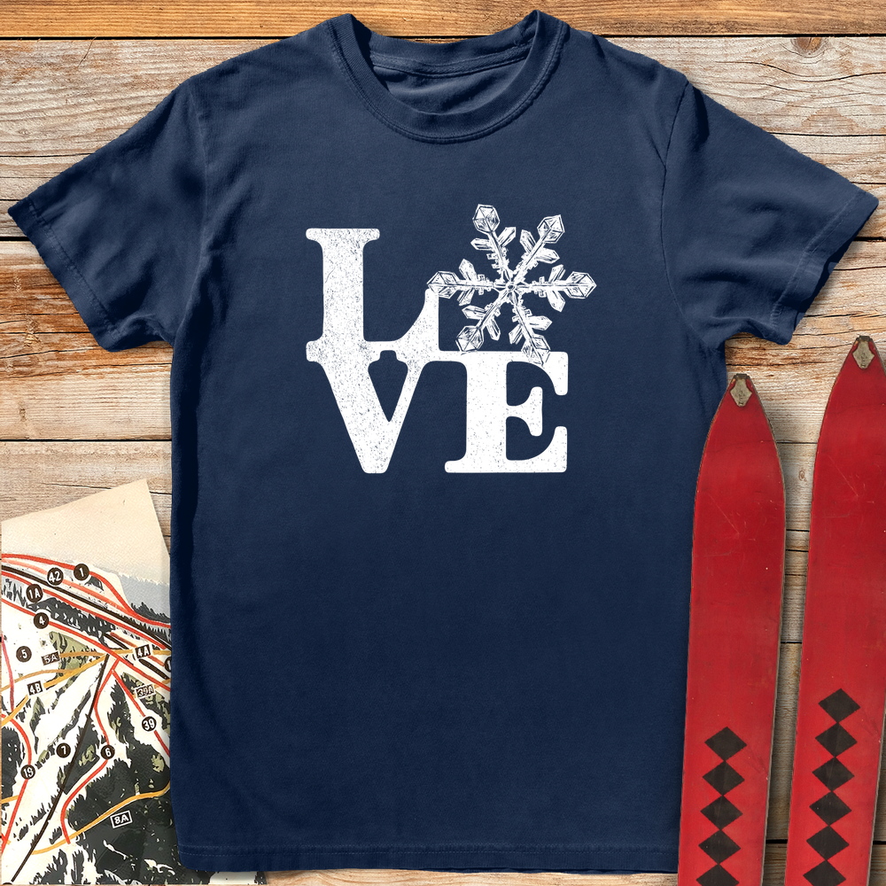 1136 Love Sign Snow White - Navy