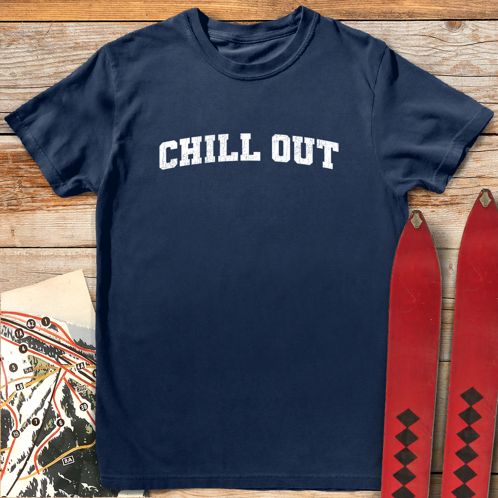 1132 Chill Out White - Navy