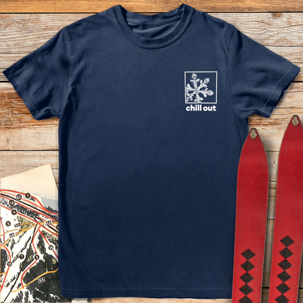 1133 Chill Snowflake White - Navy
