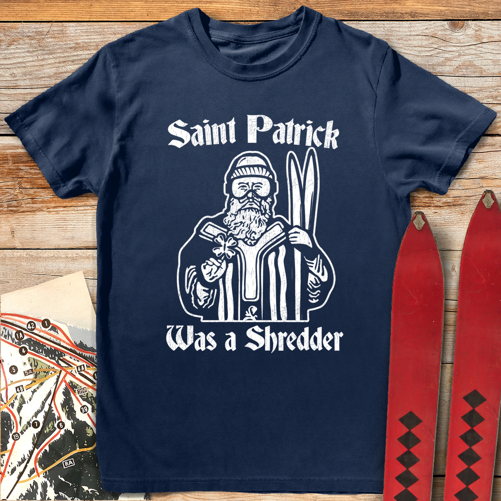 1139 Saint Patrick Shreds White - Navy
