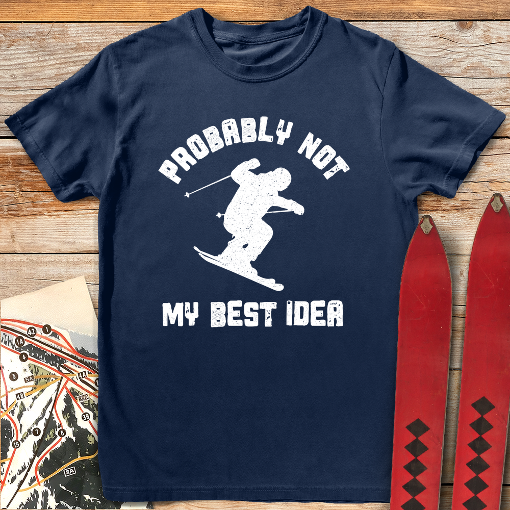 1153 Not My Best Idea White - Navy