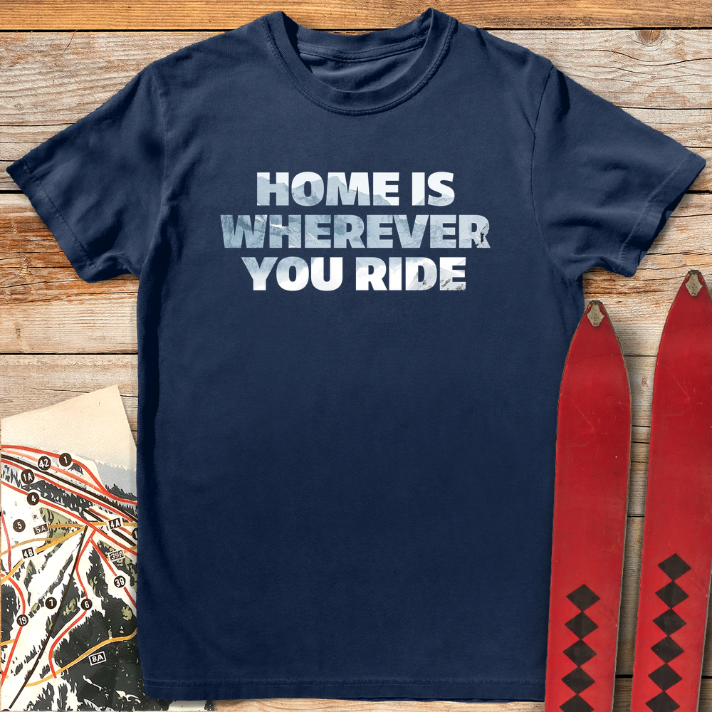 1154 Wherever Home White - Navy