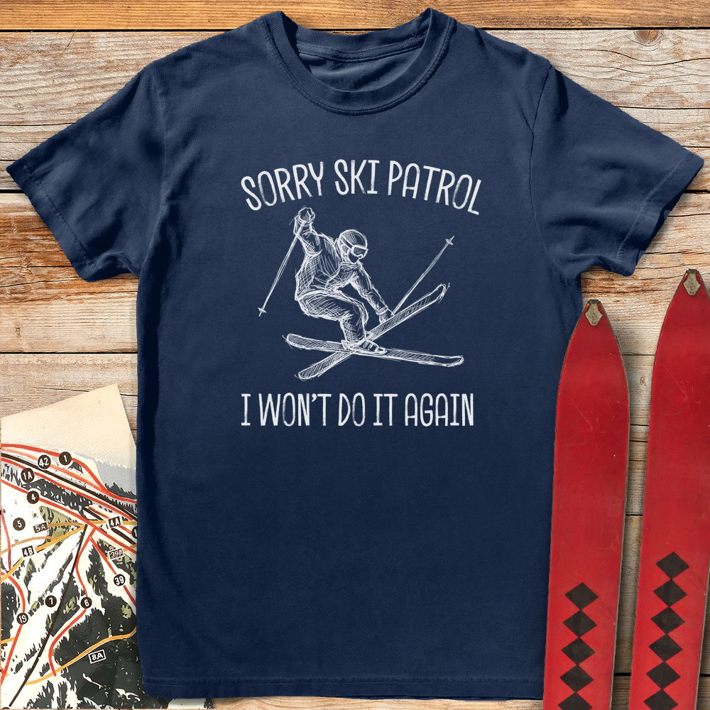 1171 Sorry Ski Patrol White - Navy