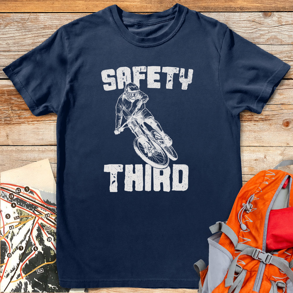 1181 Safety Third White - Navy