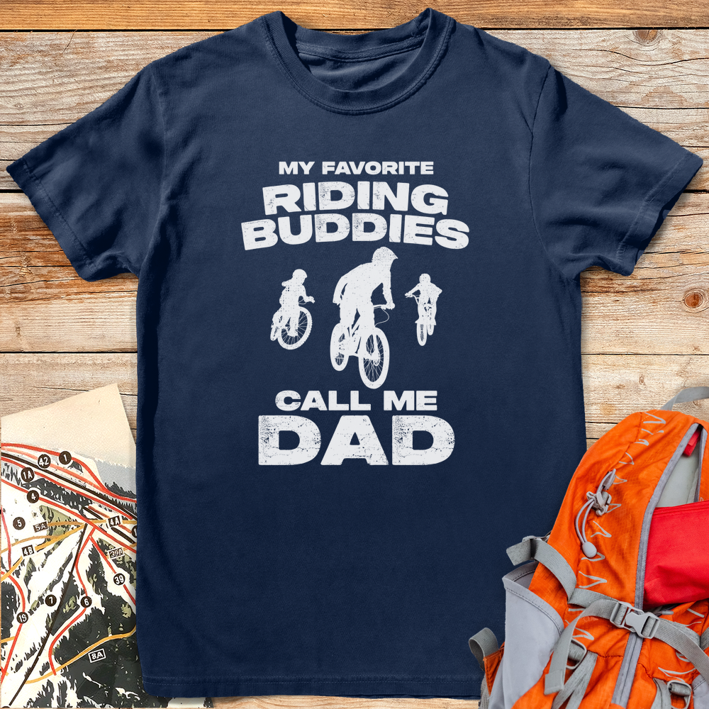 1179 Favorite Bike Buddies White - Navy
