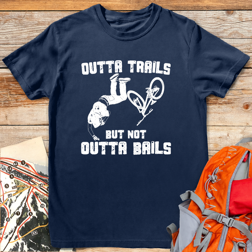 1191 Outta Trails Not Bails White - Navy