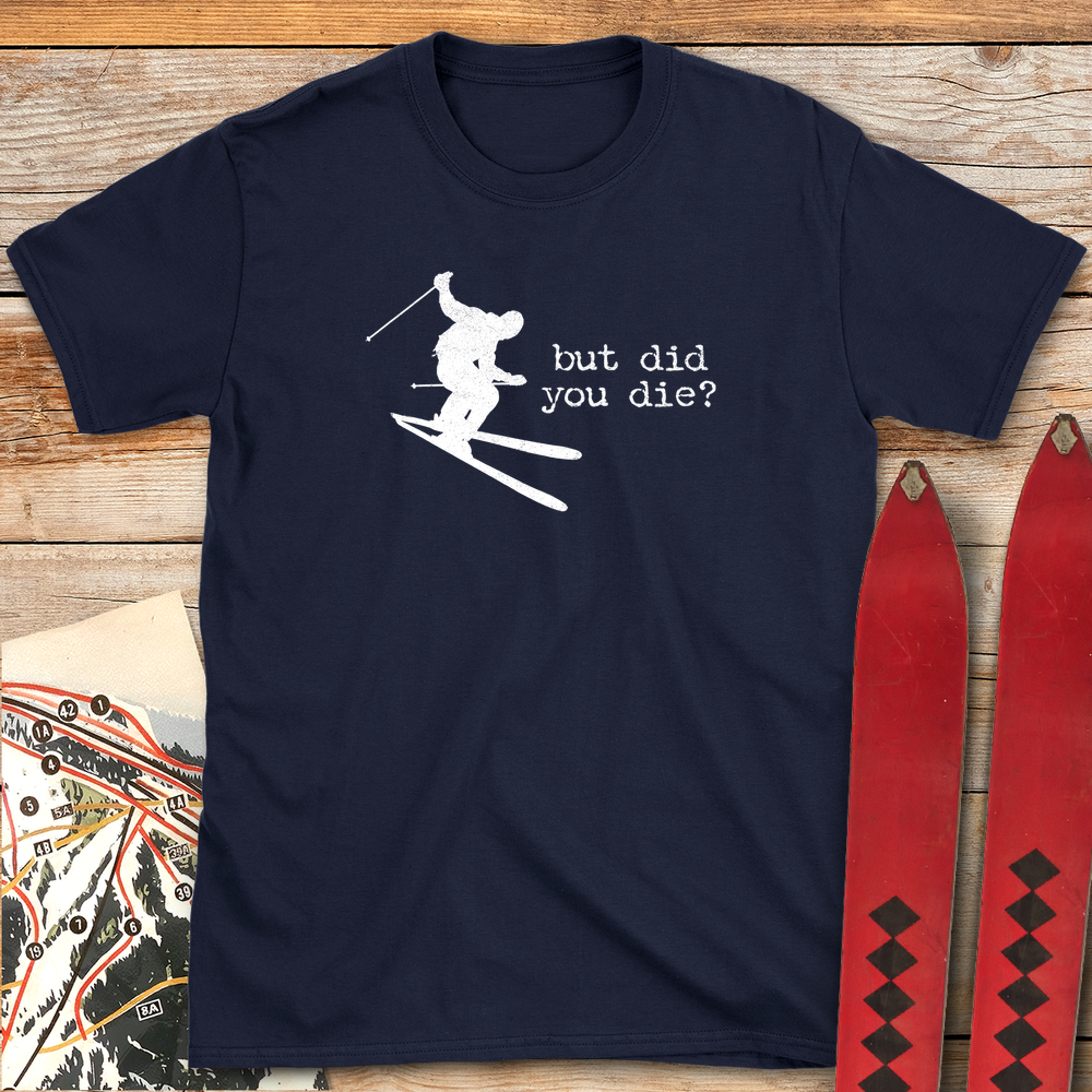 1203 Did You Die Ski White - Navy