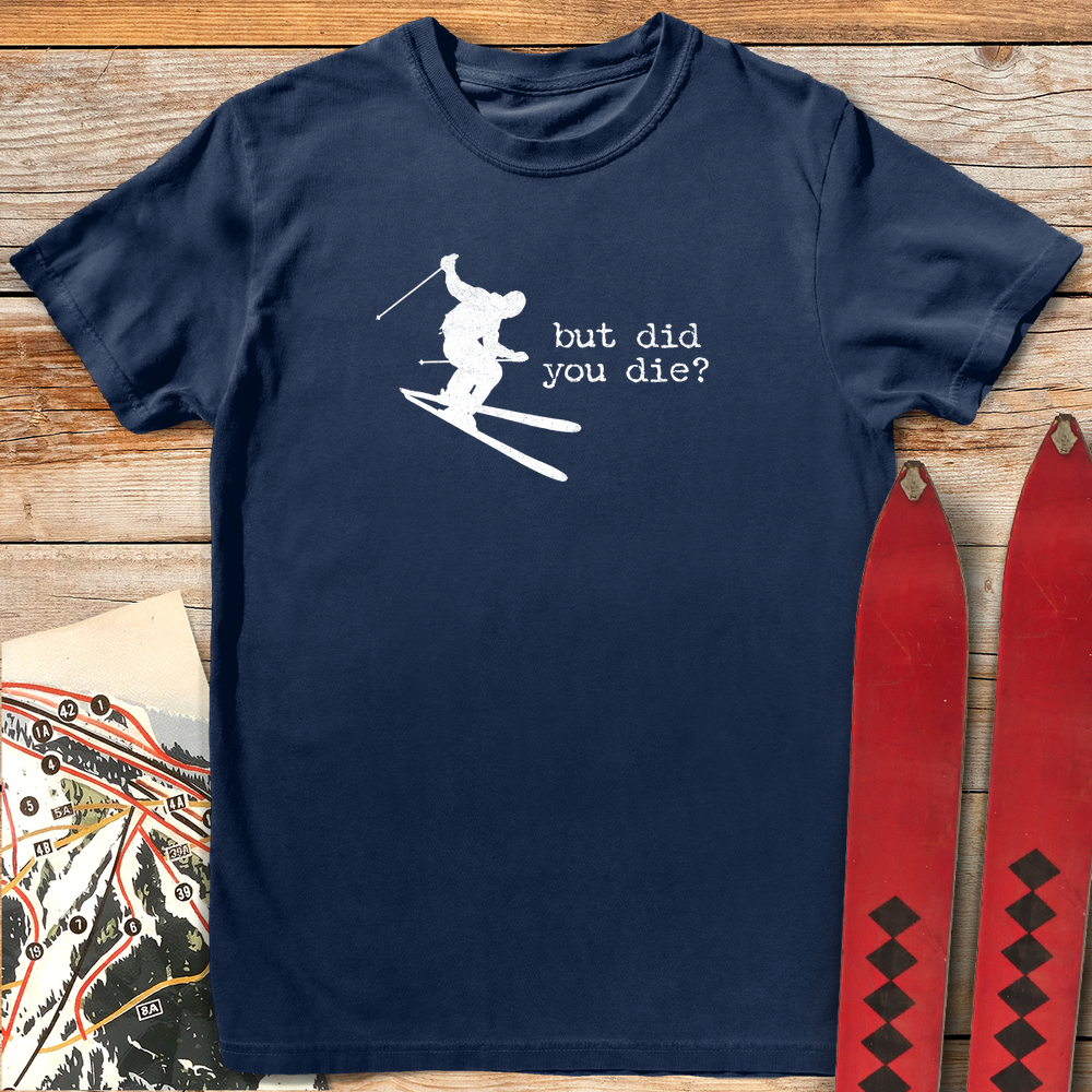 1203 Did You Die Ski White - Navy