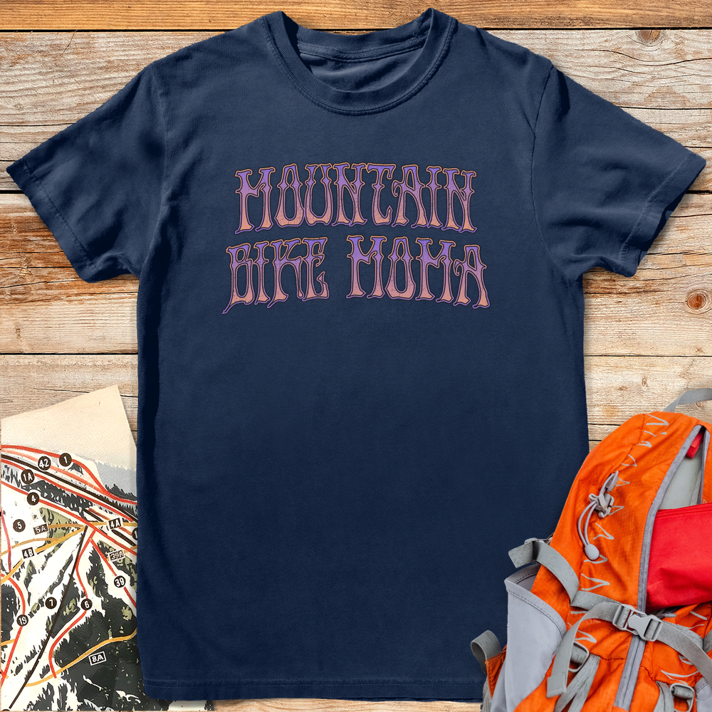 1231 Groovy Mtn Bike Mama - Navy