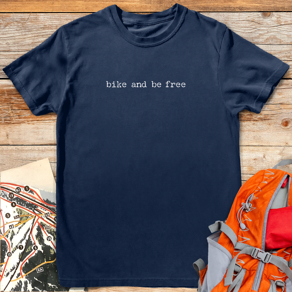 1228 Bike And Be Free White - Navy