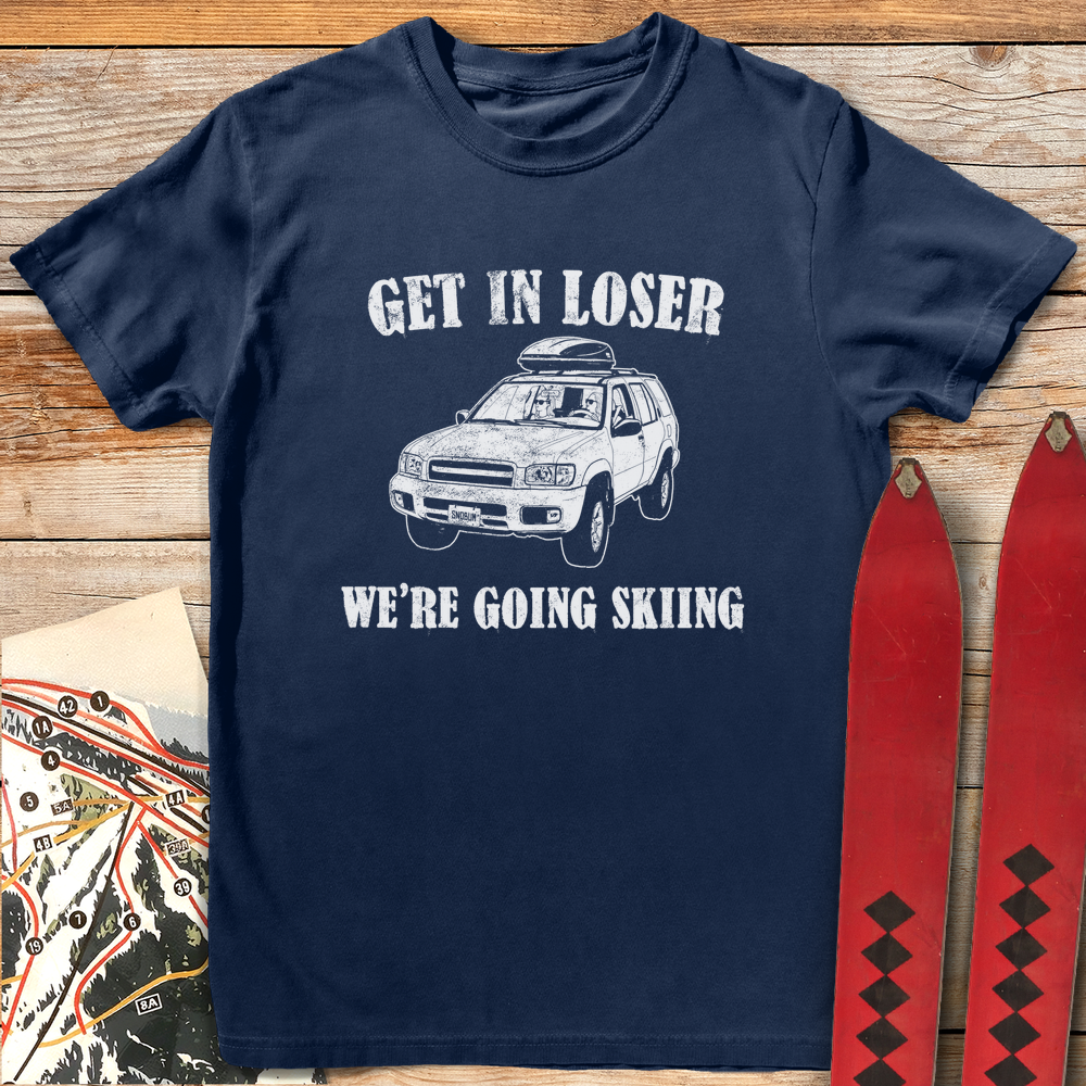 1239 Get In Loser Truck Ski White - Navy