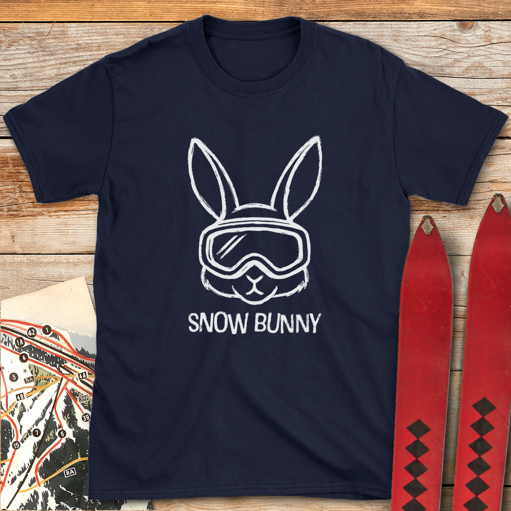 1259 Snow Bunny White - Navy