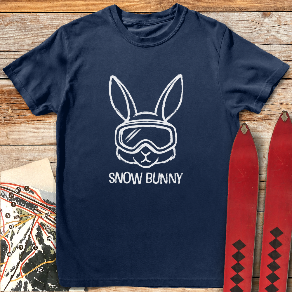 1259 Snow Bunny White - Navy