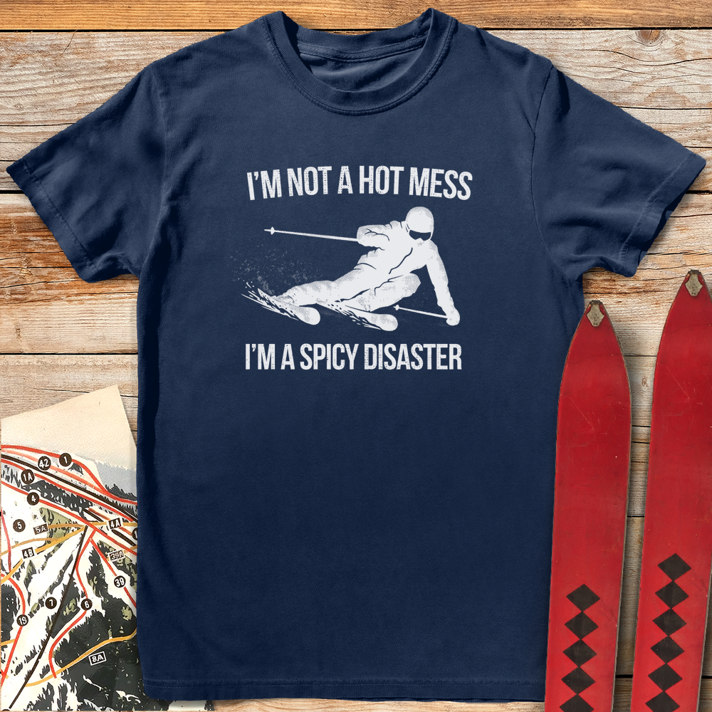 1276 Spicy Disaster Ski White - Navy