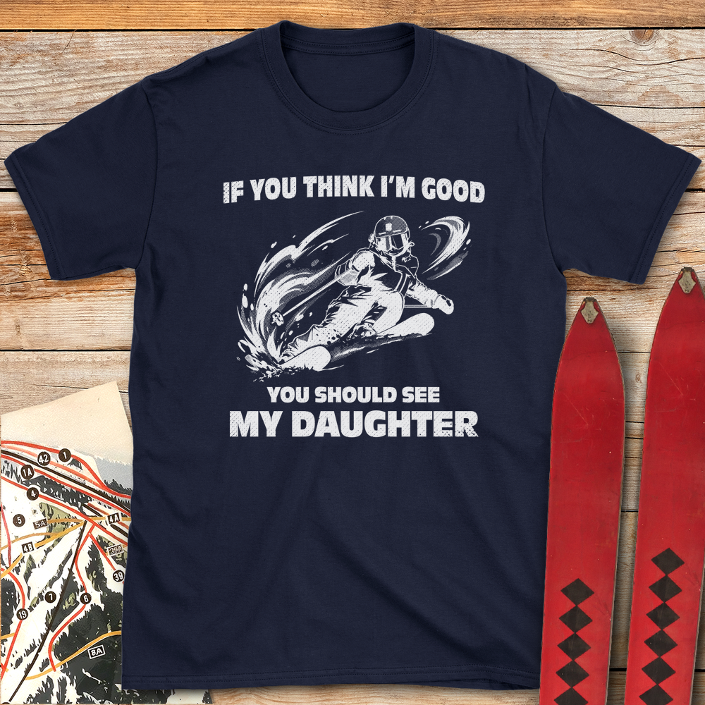 1294 See My Daughter Ski White - Navy