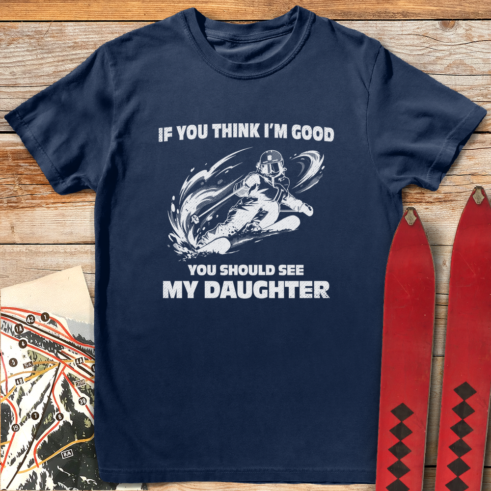 1294 See My Daughter Ski White - Navy